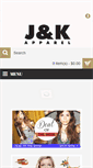 Mobile Screenshot of jnkapparel.com